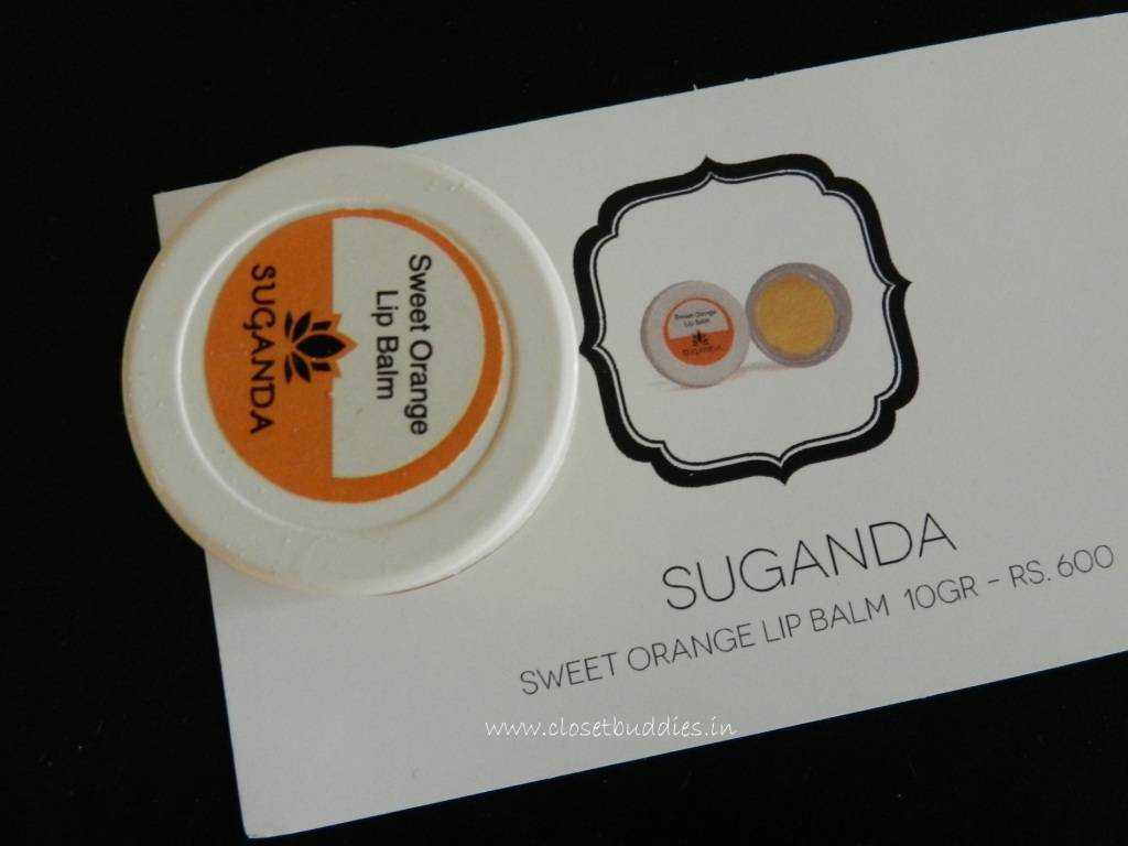 Suganda Sweet Orange Lip Balm