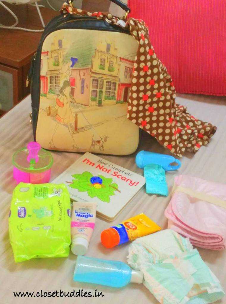 Who said the baby bag can't be cute & fun! Some of the items in the bag