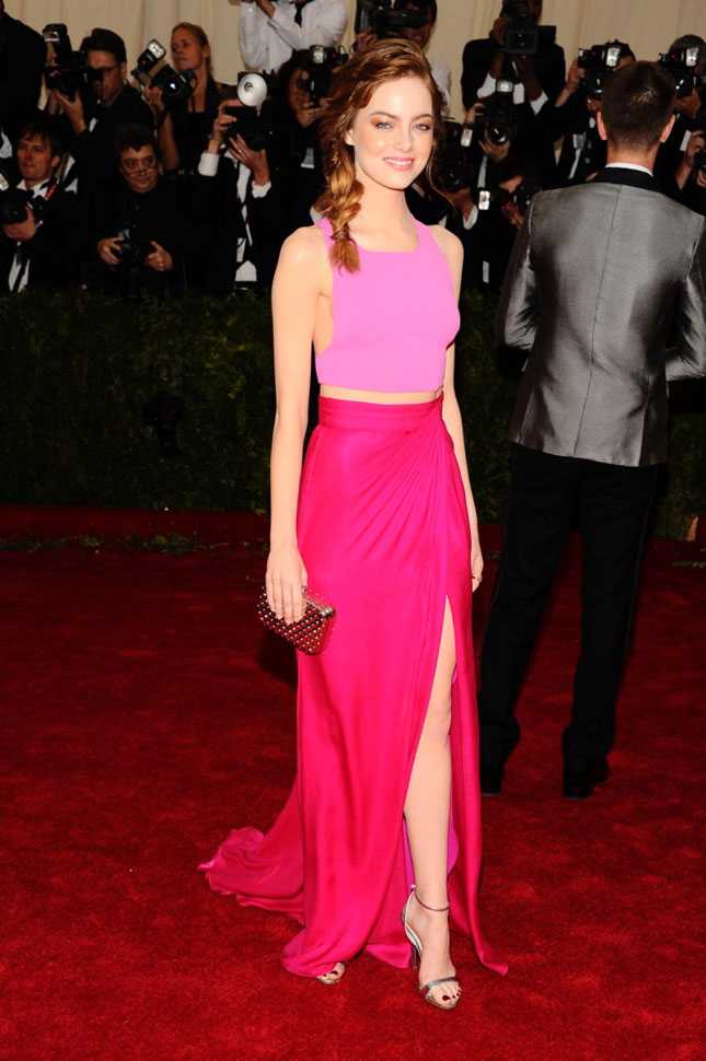 Emma Stone at the 2014 Met Gala