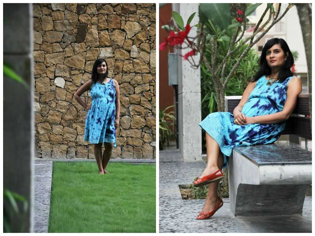 Dress: Nine Maternity Wear (Buy) Click on the pic for full styling details