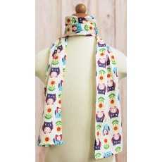 Scarf with a Quirky Print