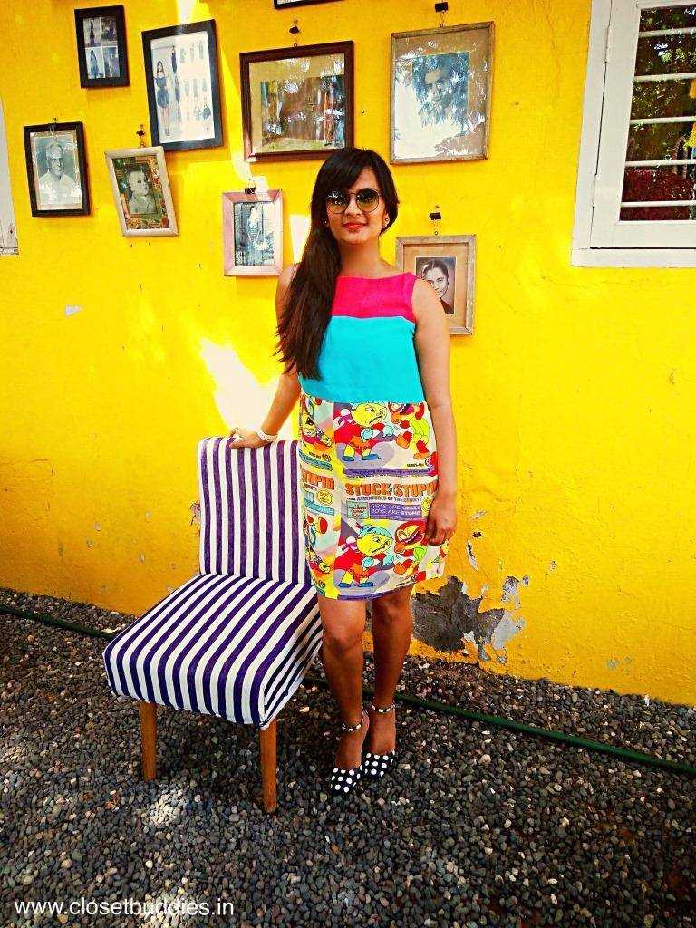 I love the wall! (and the chair by Anuj Sharma of Button Masala!)